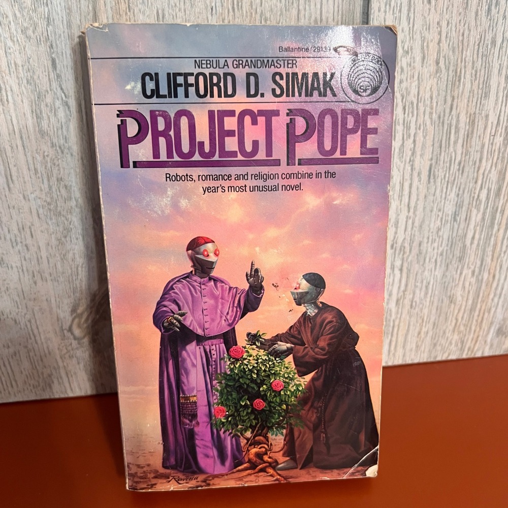 Project Pope Clifford‎ D Simak First Paperback Edition 1982 Del Rey Sci-Fi Book